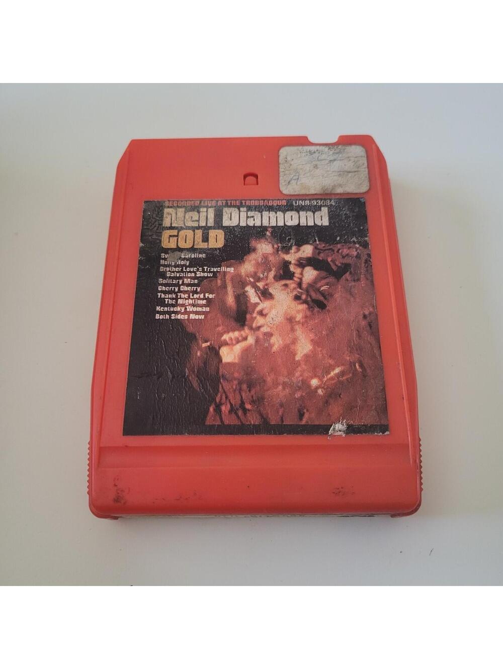 Neil Diamond 8 Track Tape Gold Live at The Troubadour